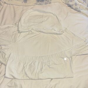 lululemon athletica White breathable hoodie